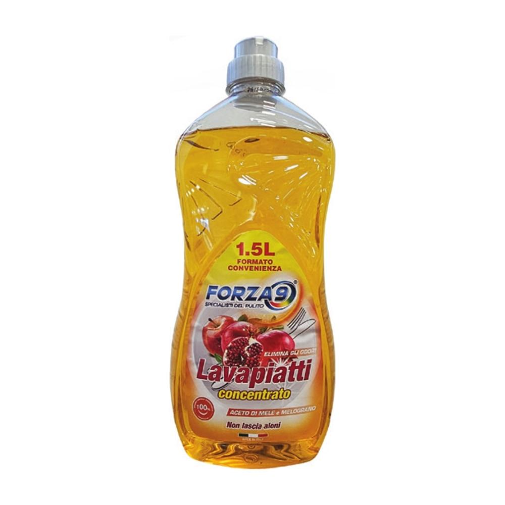 Apple Vinegar and Pomegranate Concentrated Dish Detergent - Forza9 Apple Vinegar and Pomegranate Concentrated Dish Detergent - Forza9 Home 1.5 Lt