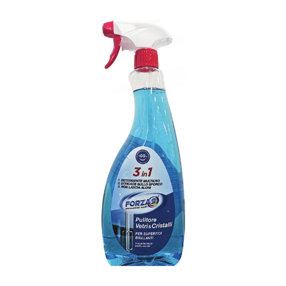 Vetri e Cristalli spray - Forza9 Vetri e Cristalli spray - Forza9 Casa 1 Lt