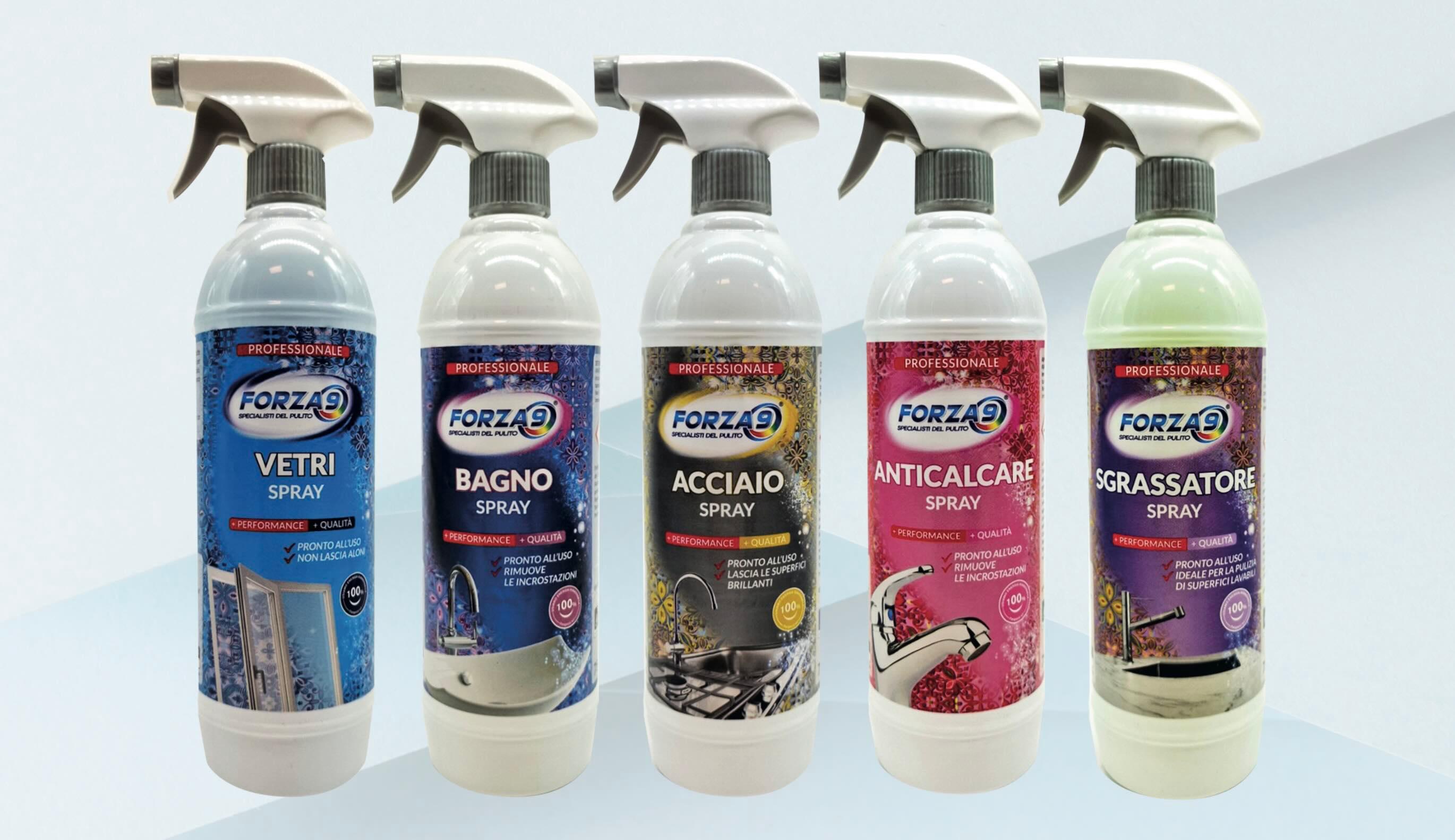 Forza9 professional spray cleaners